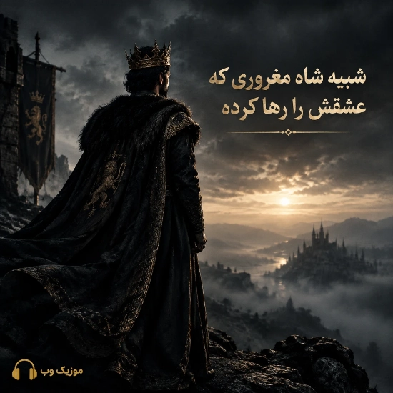 شبیه شاه مغروری که عشقش را رها کرده
